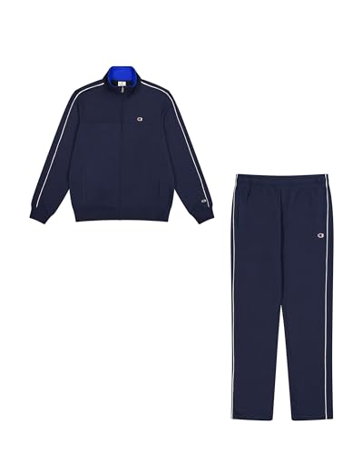 Champion Herren Legacy-Full Zip with Logo Sweatsuit, Blau (BS501), L