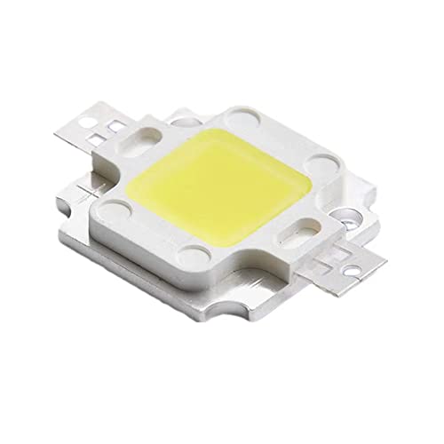 LIGHBIB 2 Uds. Por Lote, Stent De Cobre Puro, Luz LED De Alta Potencia, 10W-100W, Tubo Emisor De Luz De Diodo, Lámpara LED, Luz LED Integrada Para Bricolaje,Blanco,10W 2 Piezas