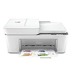 HP DeskJet Plus 4155 Wireless All-in-One Printer - Compact Inkjet Printer with Mobile Printing, Scanner, Copier, Bluetooth, Home Office & WiFi Compatible - 3XV13A (Renewed)