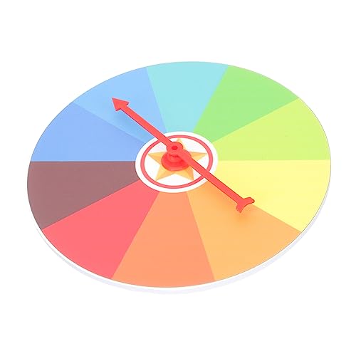 VICASKY Rueda Suerte Infantil para Fiestas y Carnavales Juguete De Pared para Interiores Ruleta De Premios Fiesta para Actividades De Aula y Ruleta De Lotería