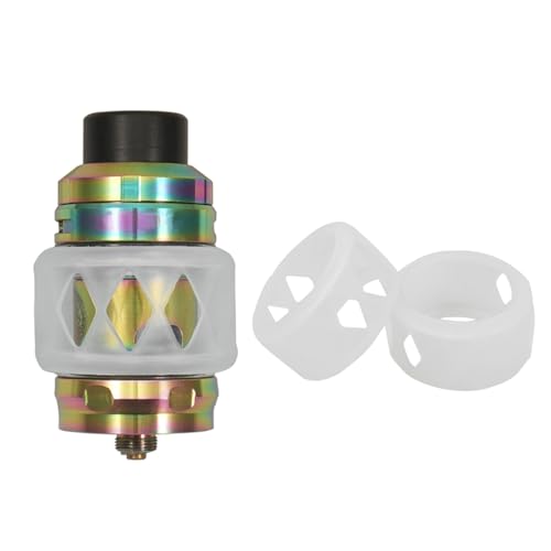 YiTenn Schutzhülle Silikon Case Cover für tank geekvape zeus sub ohm/Z Mesh RTA/ TFV12 prince,TFV16/18, uwell crown 4/5 (3 stück transparent)