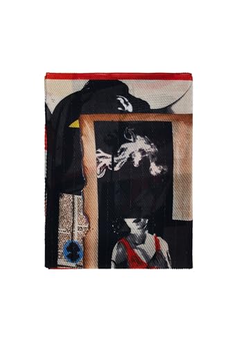 Desigual Newspaper Lacro Rectangle Foulard Tutti Fruti