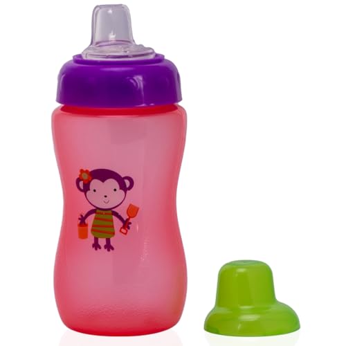 Image of Adore Spouty Silicon Soft Spout Sipper with Hood 270ml (Pink)