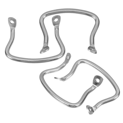 Gogogmee 4pcs Stainless Steel Pot Side Handles, Anti-scald Removable Replacement Grip for Pressure Cookers Woks And All Kitchen Cookware