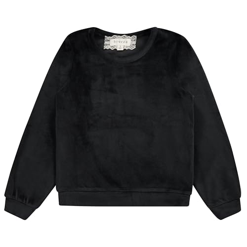 BTween Girls Cozy Velour Sweatshirt Set, 3 Pack of Soft Sweatshirts for Kids, Stylish Casual Outfits, Sizes 4-942