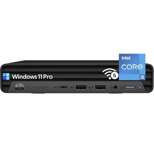 HP Elitedesk 800 mini PC�AIntel Core i5�A16GB DDR4 RAM�A512GB PCIe SSD | ���R���p�N�g�ȃf�X�N�g�b�v�R���s���[�^�[�A�I�t�B�X���[�N�A�y���ʐ^&�r�f�I�ҏW�A�R�[�f�B���O�A����g�p�ɍœK�BWin