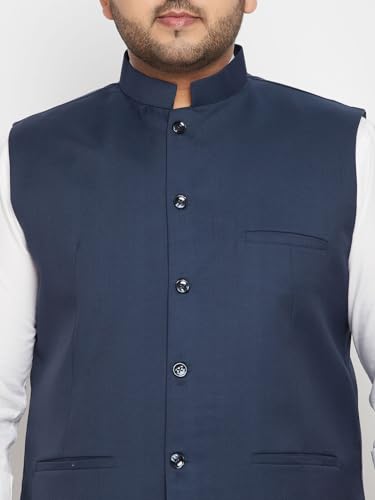 Image of Vastramay Plus Men's Nehru Jacket