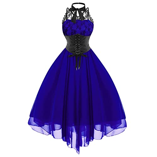 Robe de danse contemporaine noire à lacet rétro chic pour soirée et gala