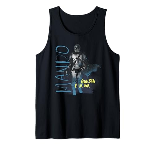 Débardeur The Mandalorian Questa La Via pour fan de Star Wars