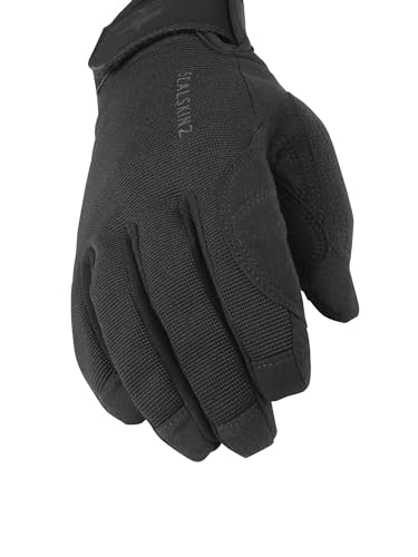 SEALSKINZ | Harling | Unisex Waterproof All Weather Gloves | For Cycling, Outdoor Work | Touch Screen Compatiable | Suede & Merino Wool