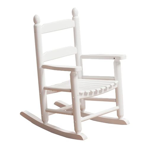 BplusZ Kids Rocking Chair Wooden Rocker Small Baby Toddler...