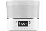 rowenta humidificador Deshumidificador con un amplio depósito de agua de 2,5 L para funcionar ininterrumpidamente hasta 15 h y silencioso hasta 30 dBA a velocidad mínima y en función de vapor frío es óptimo para niños