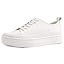 White Canvas Pu Platform