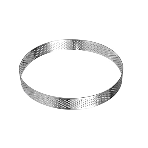 MLWSKERTY Stainless Steel Round Shaped Cake Mold Stainless Steel Tart Punching Cake Baking Tools Gifts For Baking Lovers