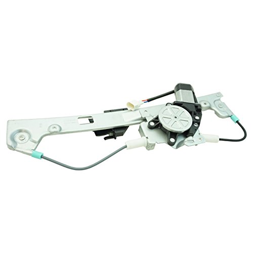 Image of TRQ Rear Right Power Window Regulator & Motor Assembly Passenger Side Compatible with 2000-2007 Ford Focus