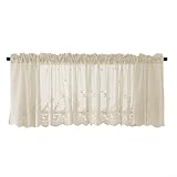 【Matériaux】Fabriqué à partir de matériaux doux et confortables, ce rideau est anti-plis, anti-boulochage, robuste et durable.