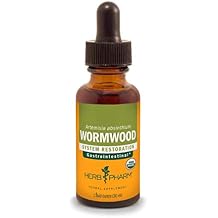 Herb Pharm Certified Organic Clove and Wormwood Liquid Extracts - 1 Ounce Each