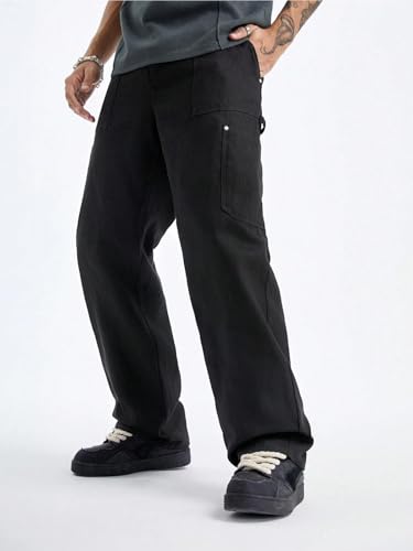 Image of GRECIILOOKS Men Cargo Jeans for Men
