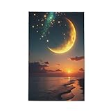 Détails du matériau : fabriqués à partir de tissu gaufré de qualité (88 % polyester, 12 % nylon), ces torchons de cuisine Modern Beach Night Print No.13 sont très absorbants et sèchent rapidement, assurant une finition lisse et non pelucheuse pour tous vos besoins de nettoyage