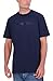 Karl Lagerfeld Paris Men's Soft Crew Neck Tonal Logo Short Sleeve T-Shirt, Navy