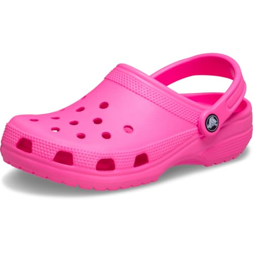 Image of Crocs, Unisex, Classic Clogs, Pink Punch, Mens 7, Womens 9, Medium