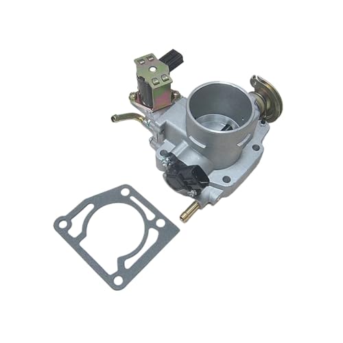 Car Engine Rebulid Throttle Body Assembly With Idle Speed Motor FSD7-13-650 Compatible For Mazda 323 Protege 5 1.8 2.0 FP FS Premacy CP 626(New body with gasket)