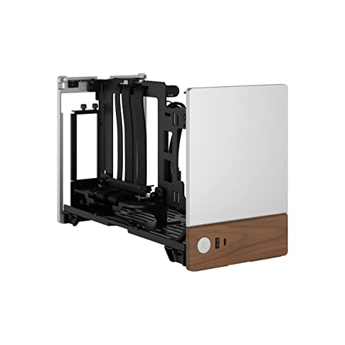 Fractal Design Terra Silver - Wood Walnut Front Panel - Small Form Factor - mITX Gaming case – PCIe 4.0 Riser Cable – USB Type-C - Anodized Aluminum Panels – Bild 18