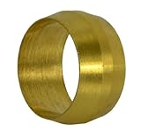 Brass Compression Fitting Ferrule Sleeve Tube Fitting (3/4" Tube OD) [12CS] Anillo de Compresion Par