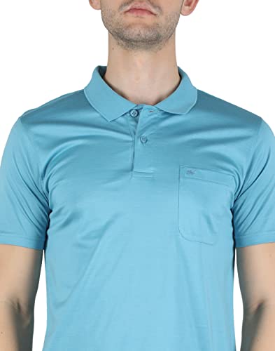 Image of Monte Carlo Mens White Plain Collar T-Shirt |22203606-1