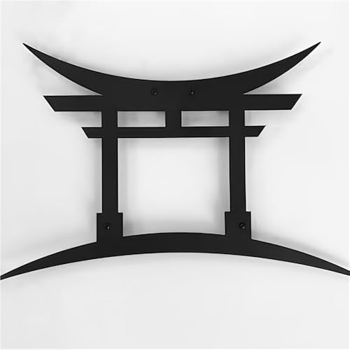 WPCJREU Japanese Temple Gate Metal Wall Art - Asian-Inspired Torii Gate Sculpture, Zen Home Decor for Living Room, Office, or Garden, Cultural Gift for Japan Enthusiasts(40CM/15.74IN)