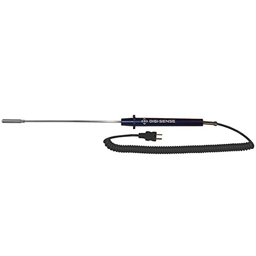 Digi-Sense Sonda di superficie di tipo J, diametro piccolo, 8 "L, Mini Conn, Exp, cavo bobina da 1,5 m