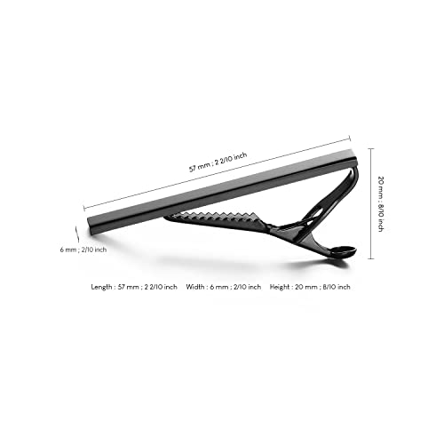 Image of Wynameleri Tie Pin Tie Clip for Men and Boys Matte in Gift Box