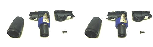 Adaptador Conector SpeakON NL4 Macho 2 Pzas Ángulo Recto miniatura 4