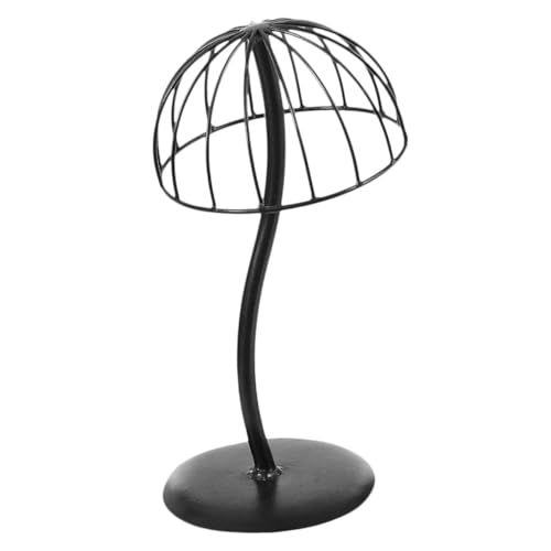 DIYEAH Soporte para Sombreros Pequeño 15X25 CM Metálico Negro Organizador Vertical para Armario y Dormitorio Perchero de Pie para Almacenamiento y Exhibición de Gorras