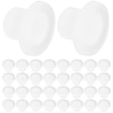 Matériau durable : les cache-trous en plastique souple sont conçus pour résister à l’usure et servent de cache-boutons de penderie et de cache-vis d’étagère pour une utilisation à long terme dans des environnements à forte fréquentation