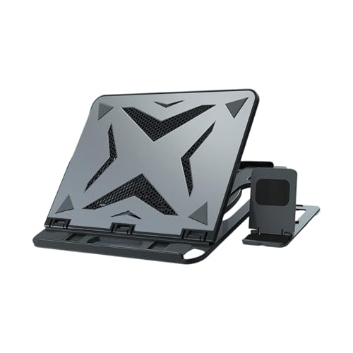 Soporte para computadora portátil con disipación de calor y aluminio 5