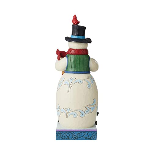 Bonhomme de neige Jim Shore grande statue bienvenue décoration maison