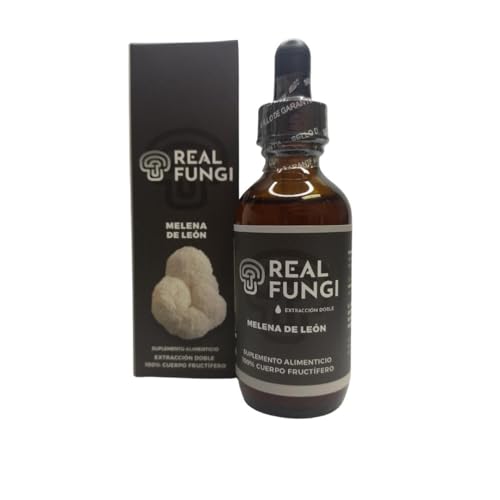 Proteínas Y Suplementos, Drugstore Hongo Melena de Leon 100% Puro - Real Fungi Melena de Leon Suplemento en liquido de extracto de hongo - (50ml) -