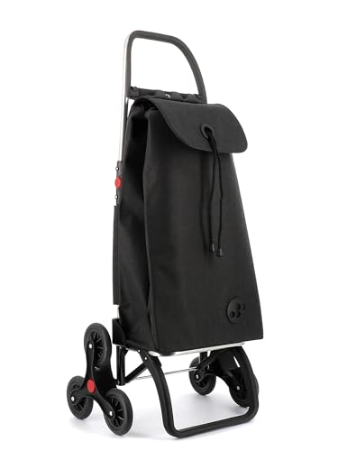 Carro Rolser I-MAX Tweed 6 Ruedas Sube Escaleras Plegable - Negro