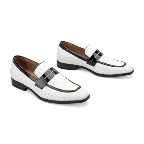 Image of JITAI Mens Velvet Loafers Dress Shoes Loafers for Men Tuxedo Suit Shoes