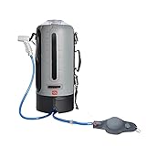  FBKPHSS 12L Portatil Bolsa de Ducha de Acampada, Bolsa de Ducha Solar con Cabezal de Ducha para Jardín Acampada y Escalada Bolsa de Ducha Al Aire Libre