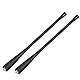 2 Stück Original Dual Band 136–174/400–520 MHz U/V SMA-Buchse-Antenne für Baofeng UV-5R 5RE Plus 5RA 5RB 5RC 5RD (schwarz)
