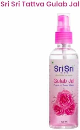 Sri Sri TATTVA shuddhta ka naam Women Gulab Jal Spray, 100ml (Pack of 6) - Pure Rose Water Mist for Hydrated, Glowing Skin - Premium Toner & Cleanser for Soft, Smooth Skin