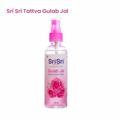 Sri Sri TATTVA shuddhta ka naam Women Gulab Jal Spray, 100ml (Pack of 6) - Pure Rose Water Mist for Hydrated, Glowing Skin - Premium Toner & Cleanser for Soft, Smooth Skin