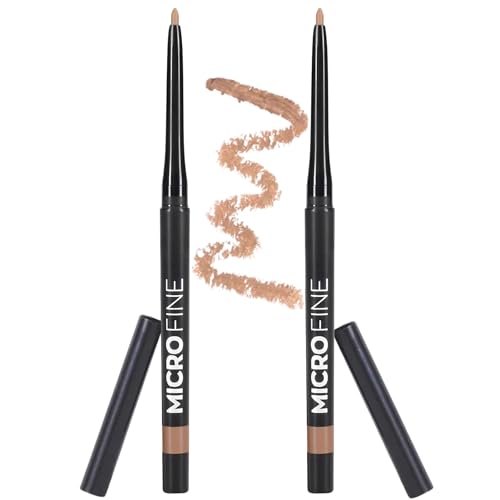 Pack of 2 Micro Fine Brow retractable pencil BLONDE replaces Glimmerstick for Brows, no need to sharpener