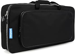 Familiar Pedaltrain soft case styling Exterior accessory storage pocket (sizes vary by model) Platinum SBS zippers on main compartment and accessory storage pocket Premium shoulder strap with padded shoulder pad and enhanced swivel clasp Water-resist...