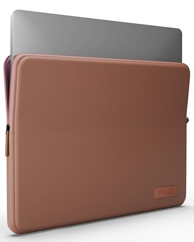 Image of FEDUS MONARC Designer Premium Vegan Leather Laptop Sleeve Bag Case 15.6 inch, Shockproof Office Laptop Cover Pouch Accessories Carrying Bag for MacBook, HP, Dell, Lenovo, Asus for Men & Women