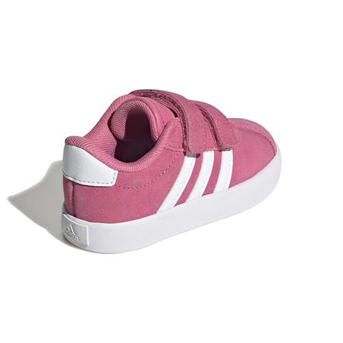 Image of adidas Boys Vl Court 3.0 Slip On Sneakers Shoes Casual - Pink, White