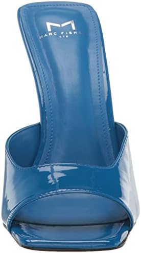 Marc Fisher LTD Women's Baber Heeled Sandal, Brilliant Blue Patent 420, 6 | Image 1