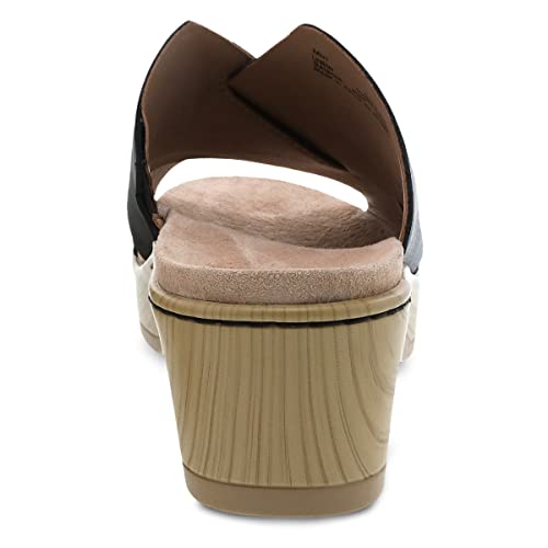 Dansko Miri Slip-On Sandal For Women – Comfotable Platform Shoes With Arch Support – Versatile Casual To Dressy Footwear – Lightweight Rubber Outsole Black 6.5-7 M Us #TOP4